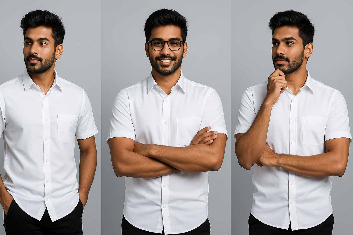 White Linen Soft Half Sleeve Shirt